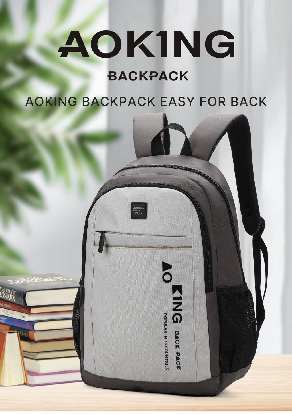 Backpack Lightweight Foldable Casual Sport AOKING