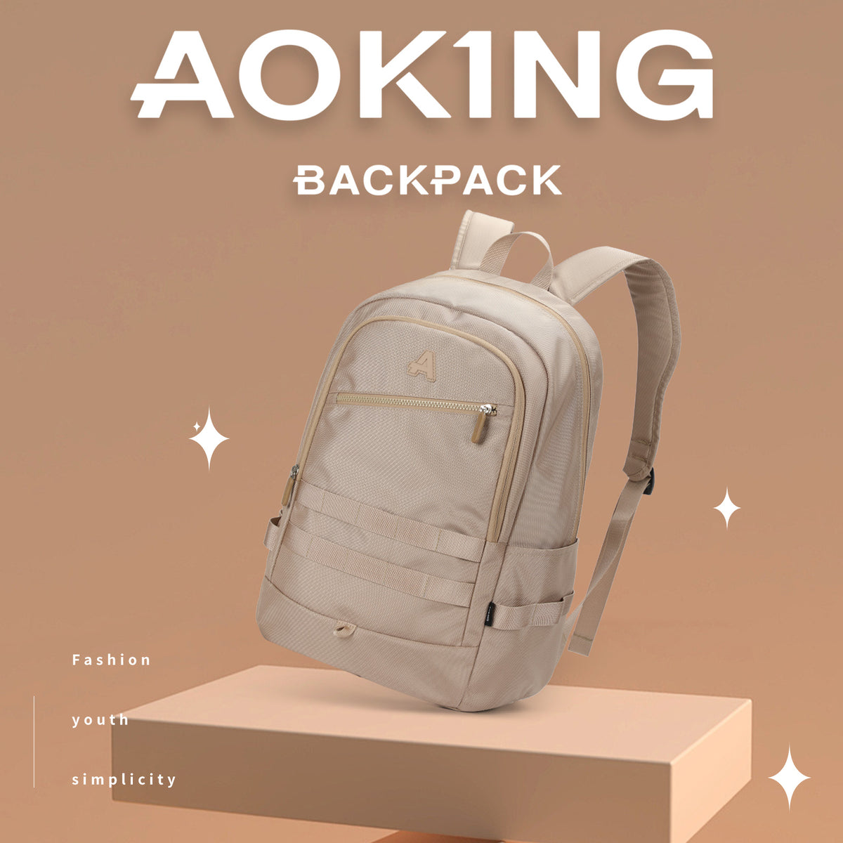 Backpack Foldable Outdoor Casual Sport or School AOKING