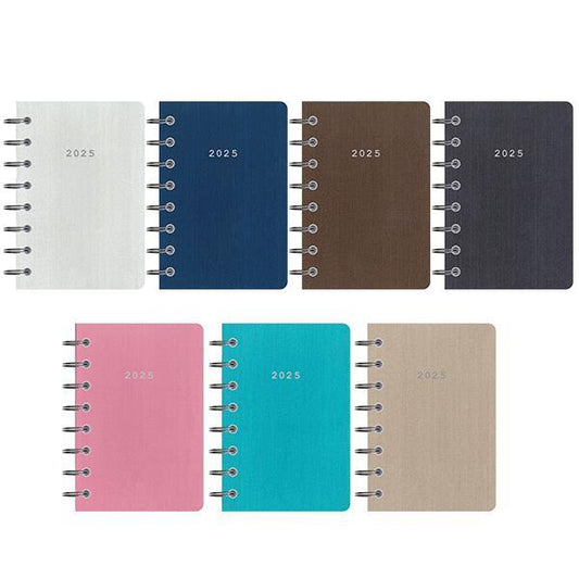 Diary Daily Fabric Mini Spiral (Random Colour) 8x12mm NEXT