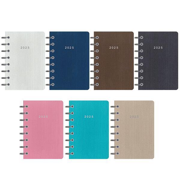 Diary Daily Fabric Mini Spiral (Random Colour) 8x12mm NEXT