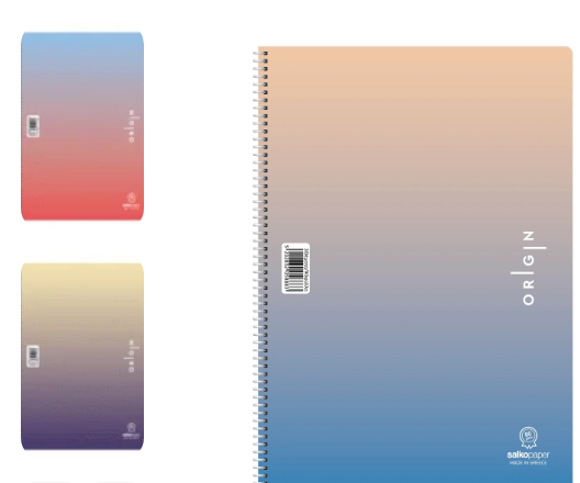 Notebook A4 3subj. 90sh (Random Colour) SALKOPAPER