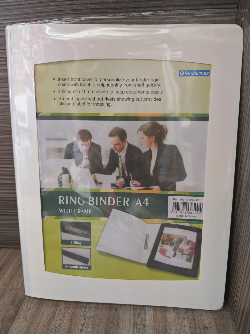 Ring Binder A4 2 rings with frame BINDERMAX