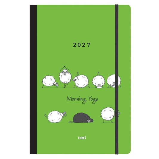 Diary Flexi Daily 12x17 2027 Trends Morning Yoga NEXT