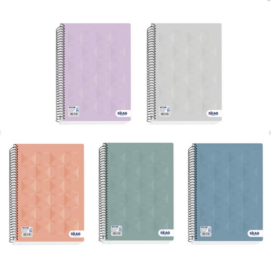 Notebook A4 2subj. 60sh. (Random Colour) SKAG