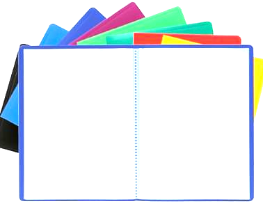Display Book x50 Pockets Black POLYGWN