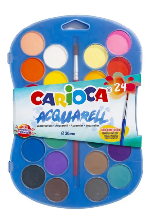 Watercolors x24 Acquarell CARIOCA