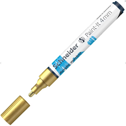 Paint Marker Gold 4mm SCHNEIDER
