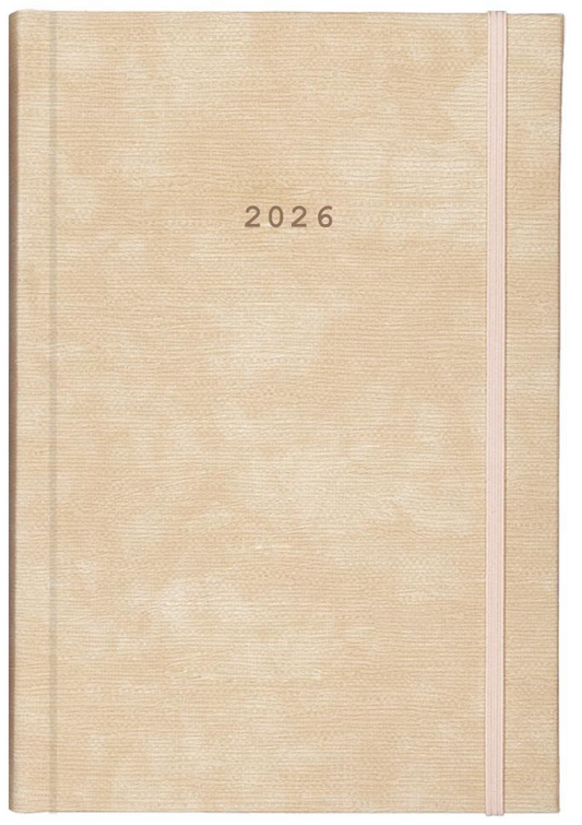 Diary Daily Bali Beige me Lastixo 17x25 2026 Hard Cover NEXT