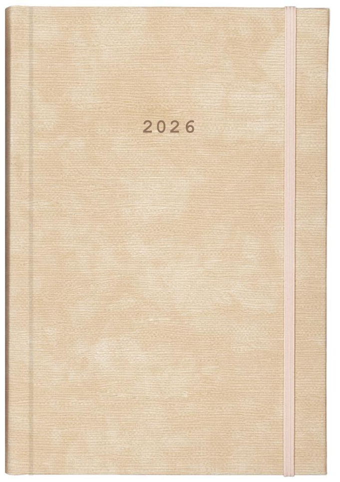 Diary Daily Bali Beige me Lastixo 17x25 2026 Hard Cover NEXT