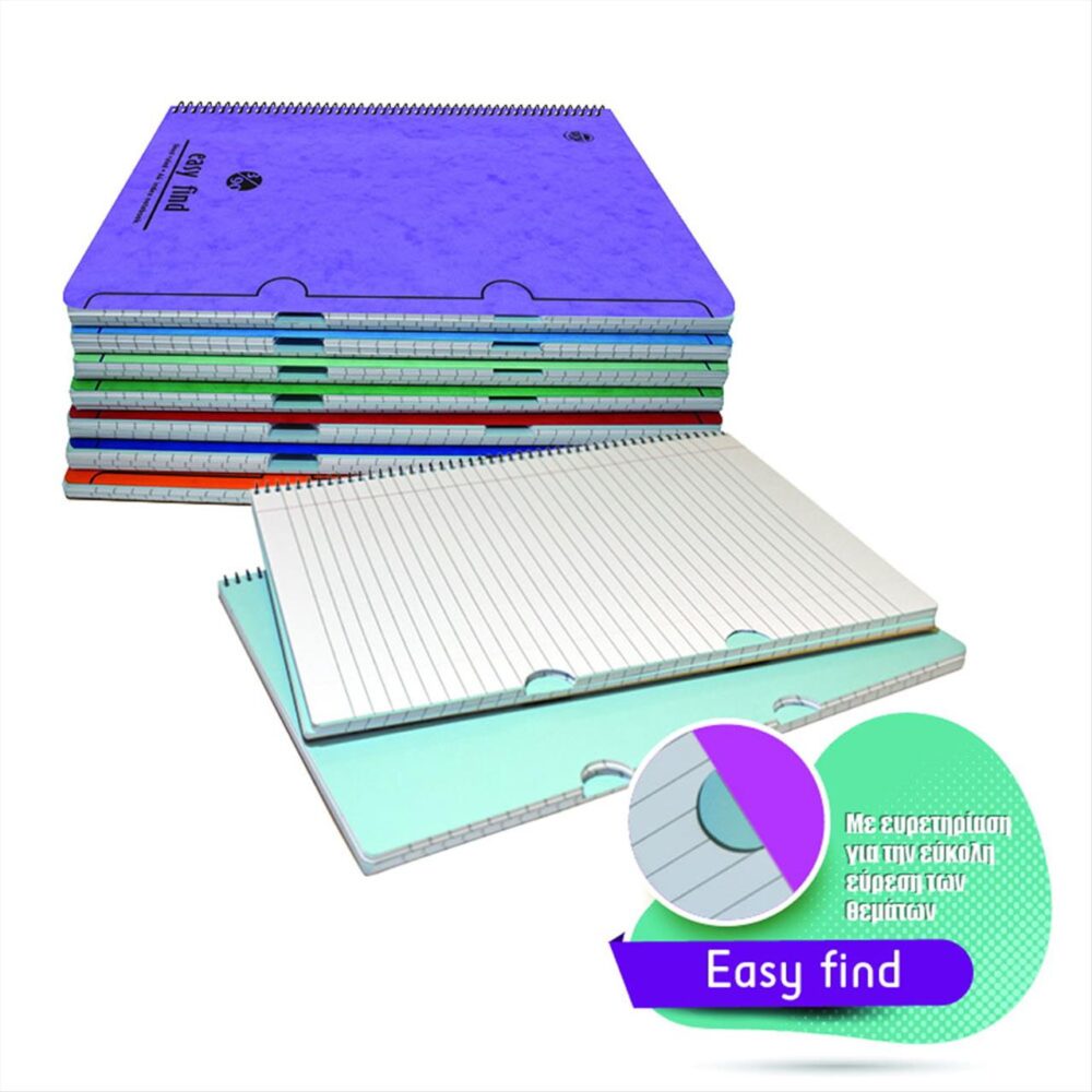 Notebook Spiral A4 3sub. 90sh. (Random Color) SPECIAL