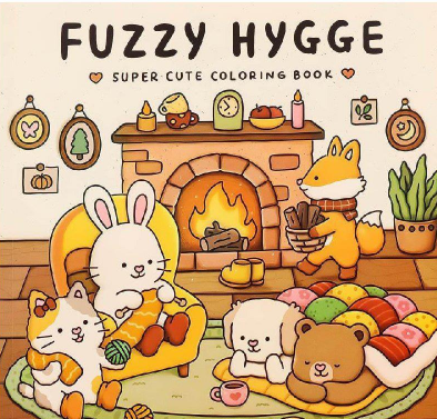 Drawing Booklet Fuzzy Hygge COLORME