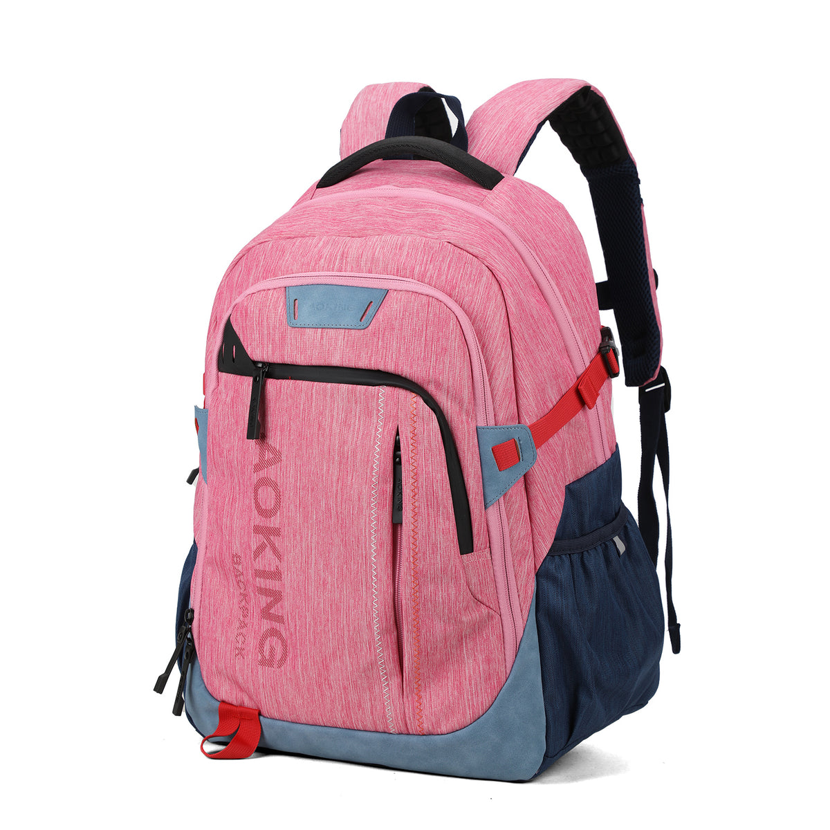Backpack School Bag Lightweight Ergonomic Pink AOKING