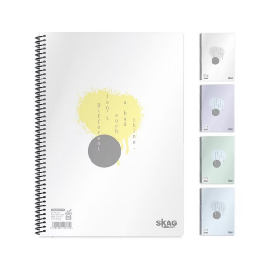 Notebook 17x25cm 3subj. 90sh. (Random Colour) SKAG