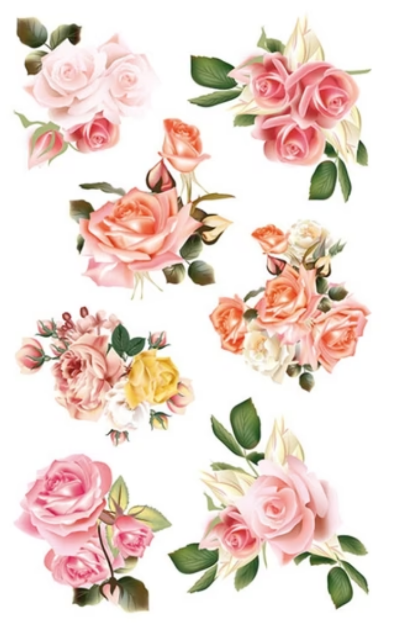 Stickers 3sh. Roses BSB