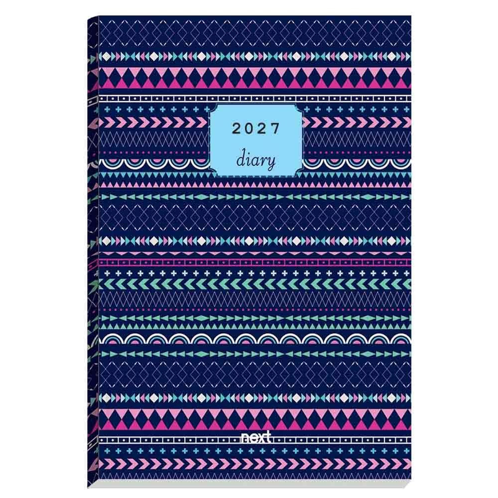 Diary Flexi Daily 12x17 2027 Gallery Arabic Blue NEXT