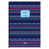 Diary Flexi Daily 12x17 2027 Gallery Arabic Blue NEXT