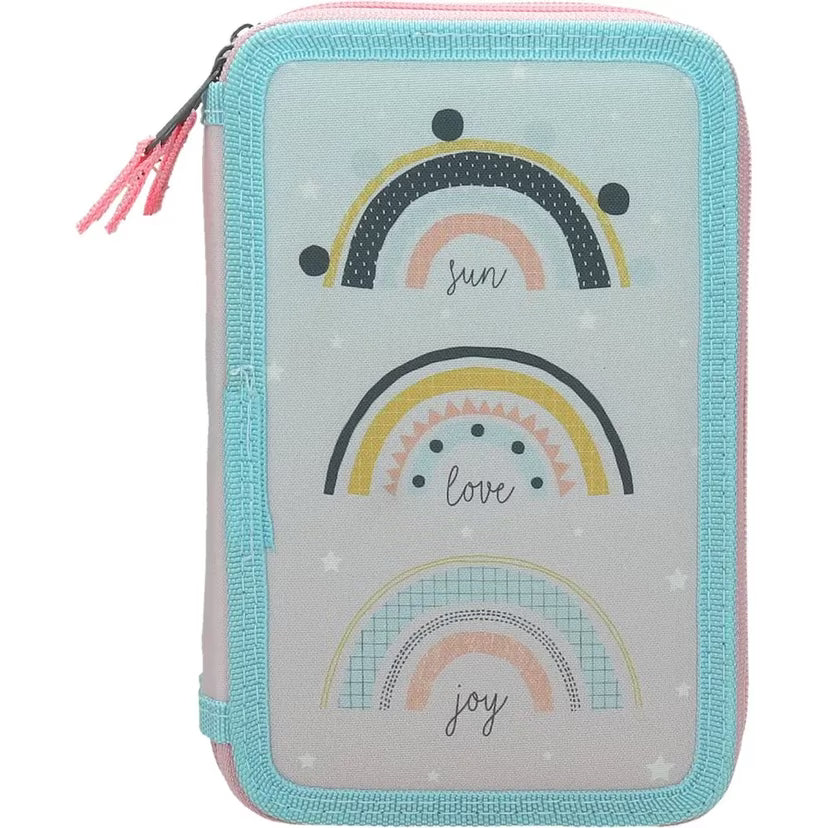 Pencil Case 3 Zip Full Bright Side STREET