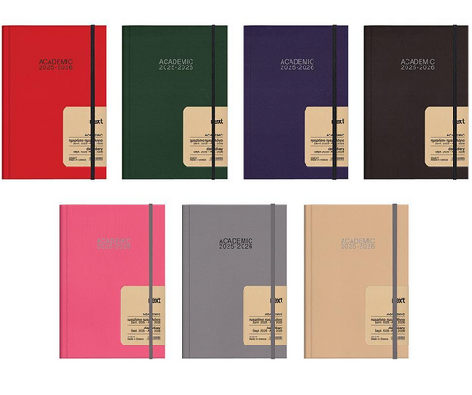 Diary Academic Fabrics 14x21 Hard Cover (Random Color) NEXT