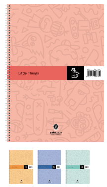 Notebook A4 2subj 60sh (Random Theme) SALKOPAPER