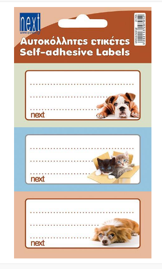 Self-adhesive Labels Pets x30 NEXT