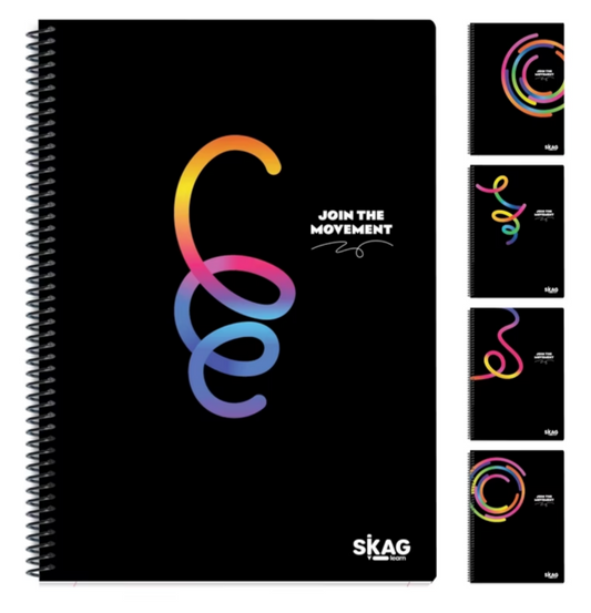 Notebook Spiral A4 2subj. 60sh. (Random Theme) SKAG