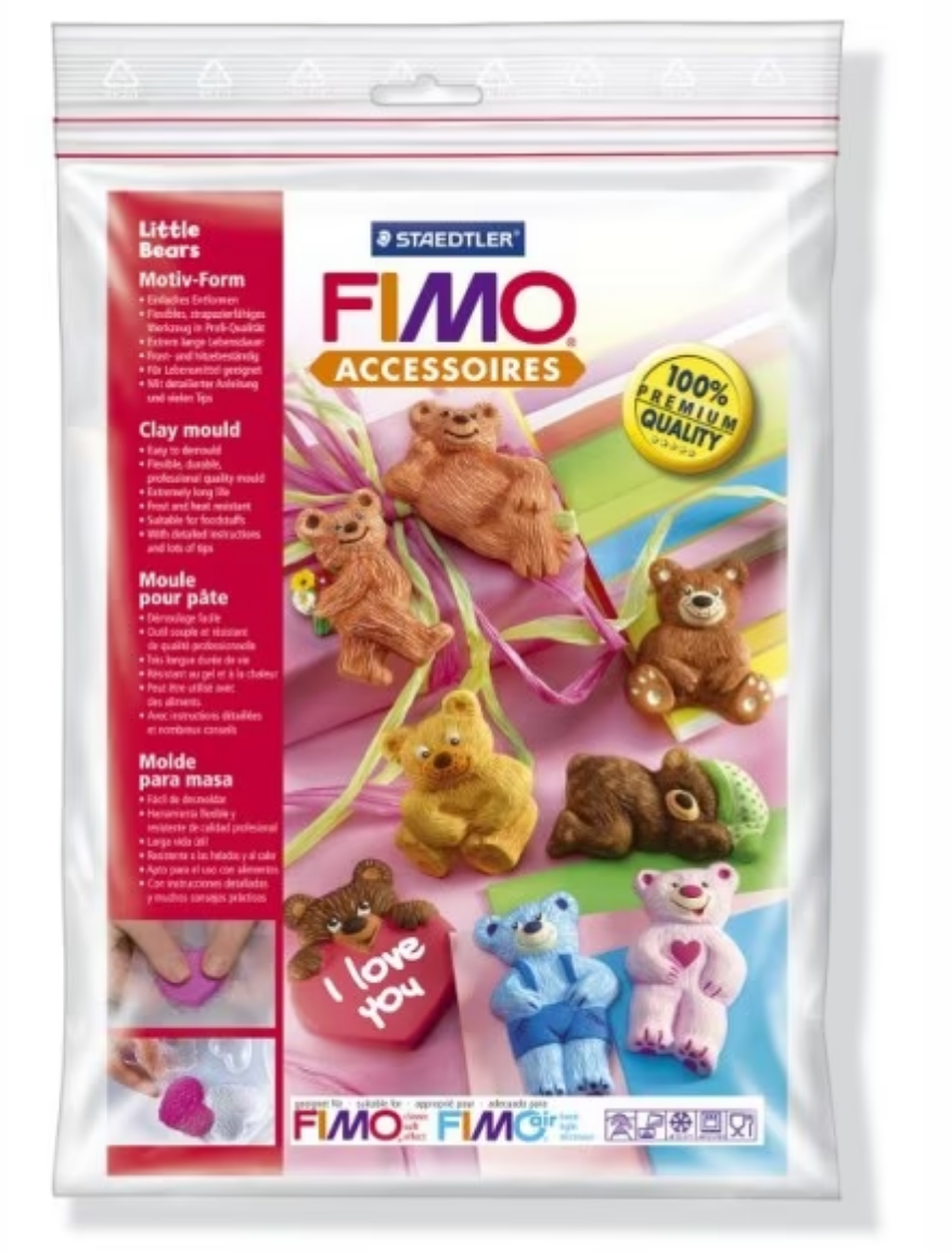 Clay Mould Bears x8pcs STAEDTLER