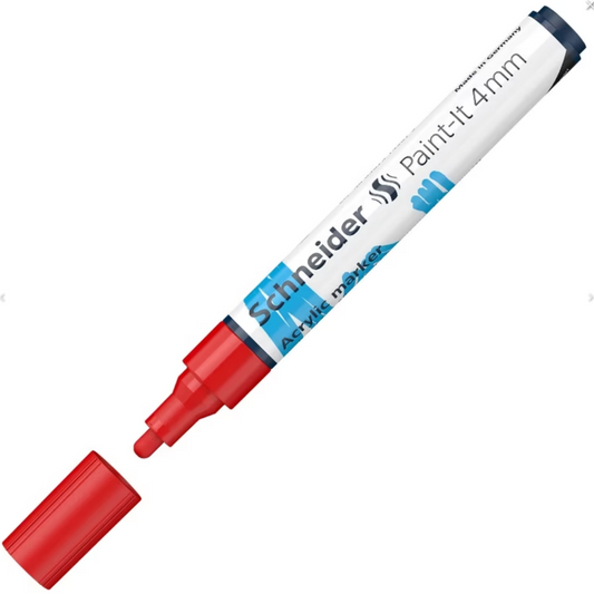 Paint Marker Red 4mm SCHNEIDER