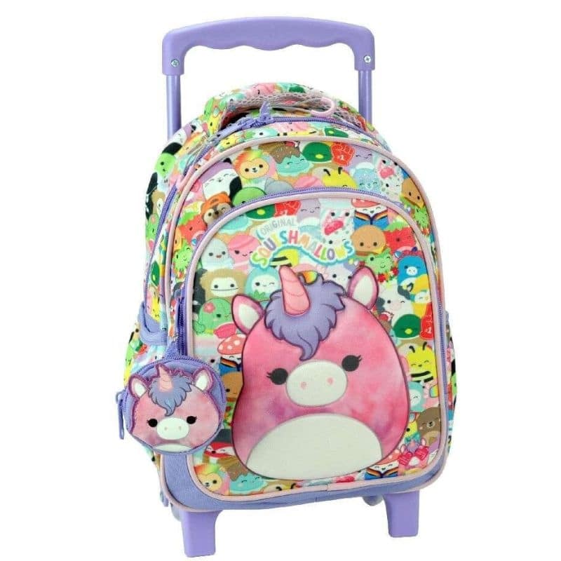 Trolley Backpack Pre School Squishmallows Unicorn GIM
