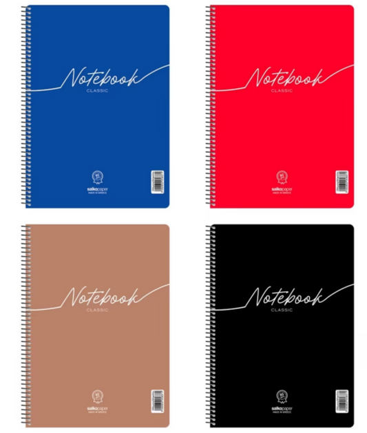 Notebook Spiral 3subj. 17x25cm 90sh. SALKOPAPER