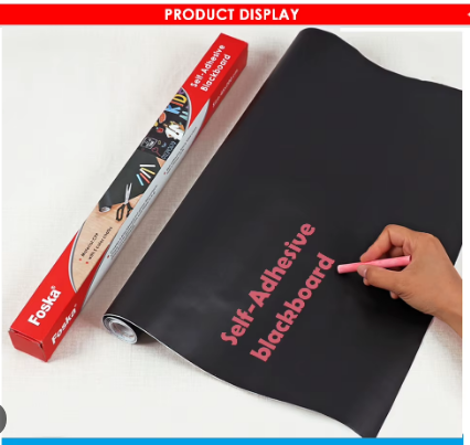 Self Adhesive Blackboard 45x200cm FOSKA