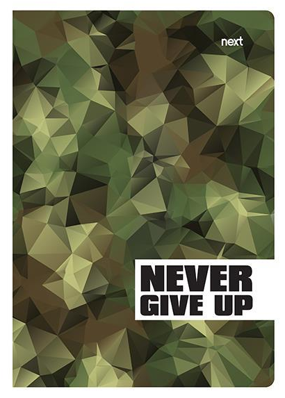 Tetradio Never give up 40sh. A5