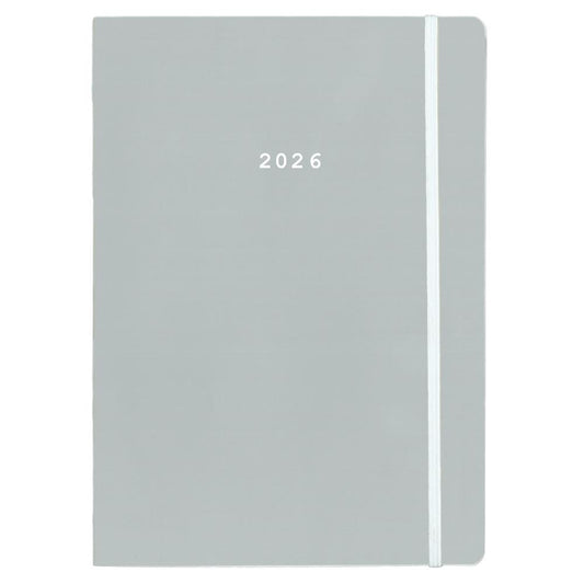 Diary Flexi Daily Pastel Gray 14x21 2027 NEXT