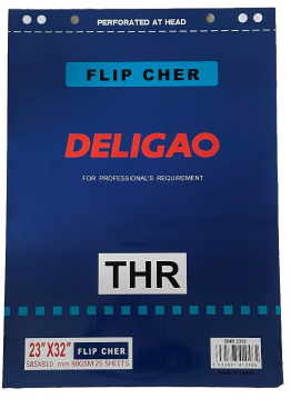Flip Chart 585x810mm x25sh. DELIGAO