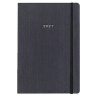 Diary Fabric Daily Flexi Grey 17x25 2027 NEXT
