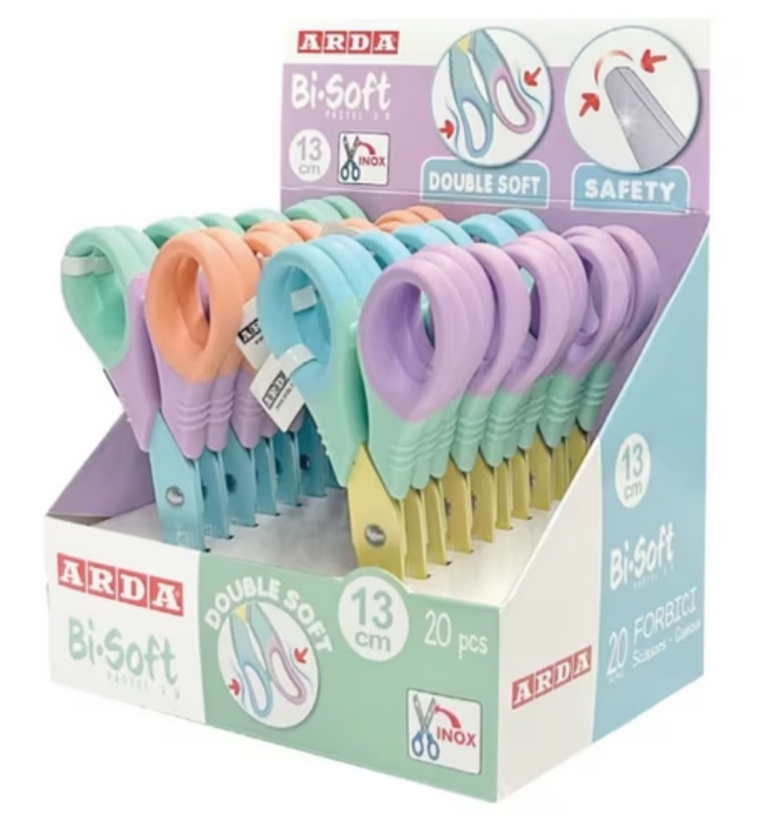 Scissor 13cm Elastic (Random Color) ARDA