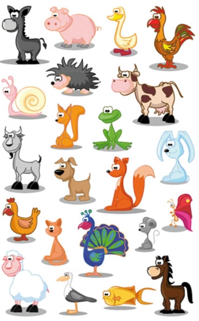Stickers 3sh. Farm Animals BSB