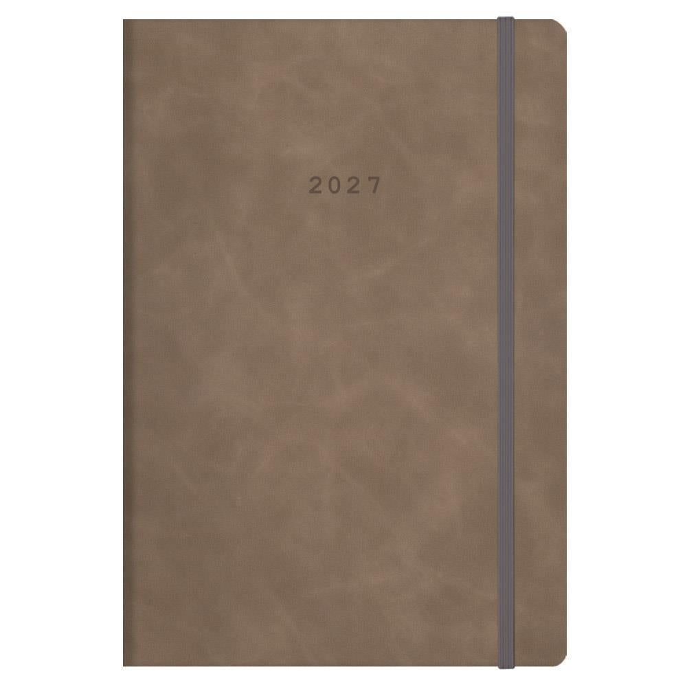 Diary Cuba Daily Flexi Brown 17x25 2027 NEXT