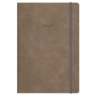 Diary Cuba Daily Flexi Brown 17x25 2027 NEXT