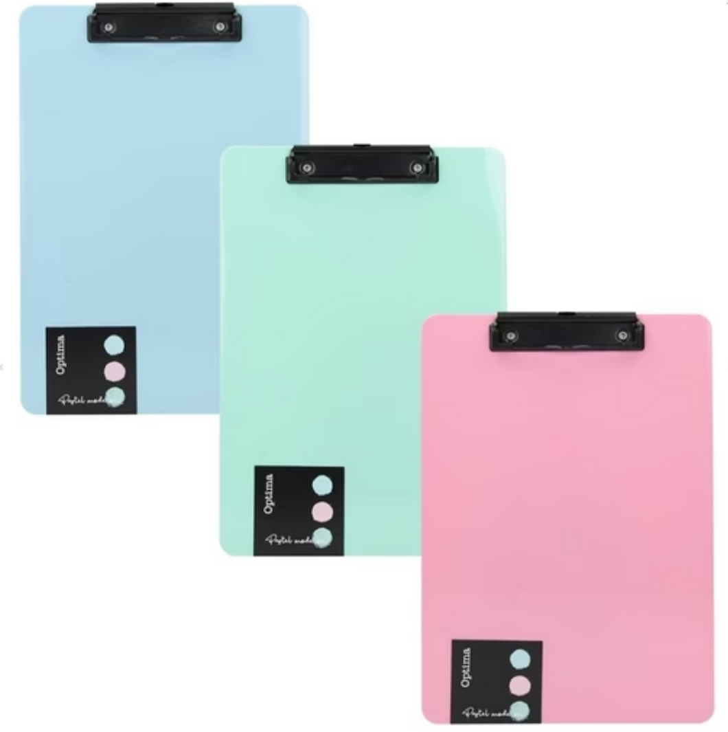 Clip Board Pastel A4 (Random Color) OPTIMA