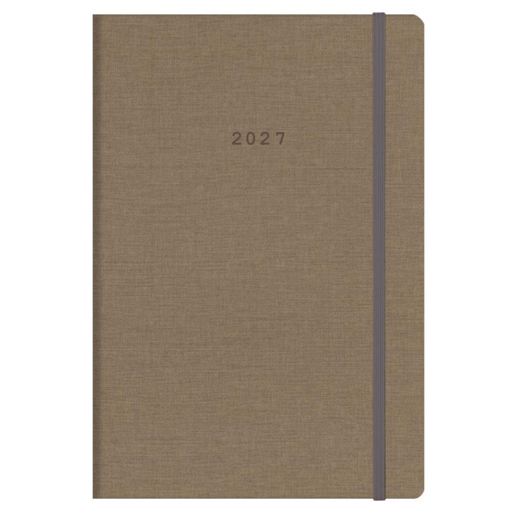 Diary Nomads Daily Flexi Brown 17x25 2027 NEXT