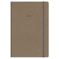 Diary Nomads Daily Flexi Brown 17x25 2027 NEXT