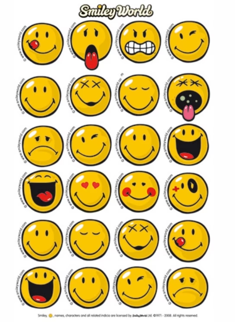Stickers 3sh. Smiley BSB