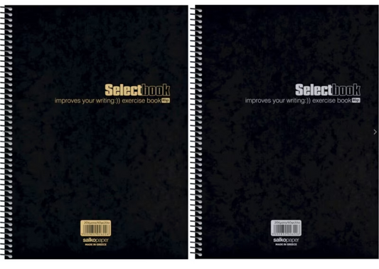 Notebook 17x25cm 2subj. 60sh. (Random Colour) SALKOPAPER