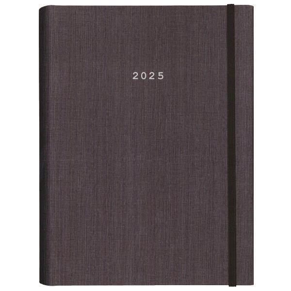 Diary Daily (Saturday/Sunday Same Page) 14x21 Spiral Hard Cover Black NEXT