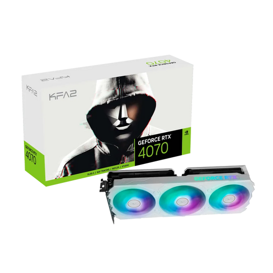 KFA2 GeForce RTX™ 4070 EX Gamer White 1-Click OC