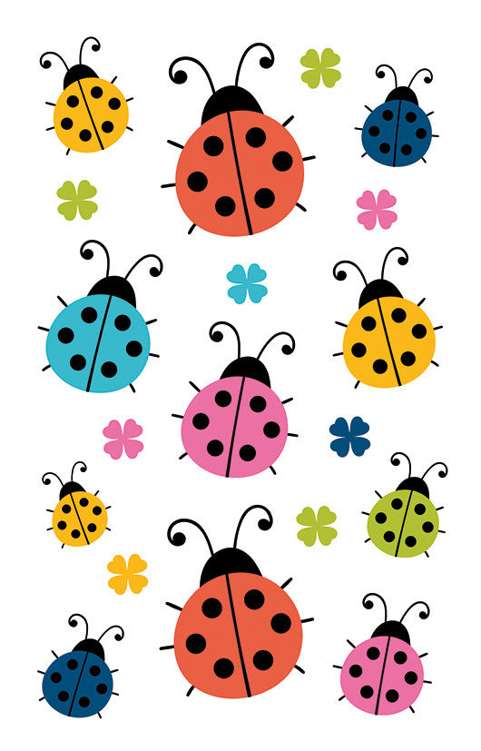 Stickers Ladybirds (x3 sheets) BSB