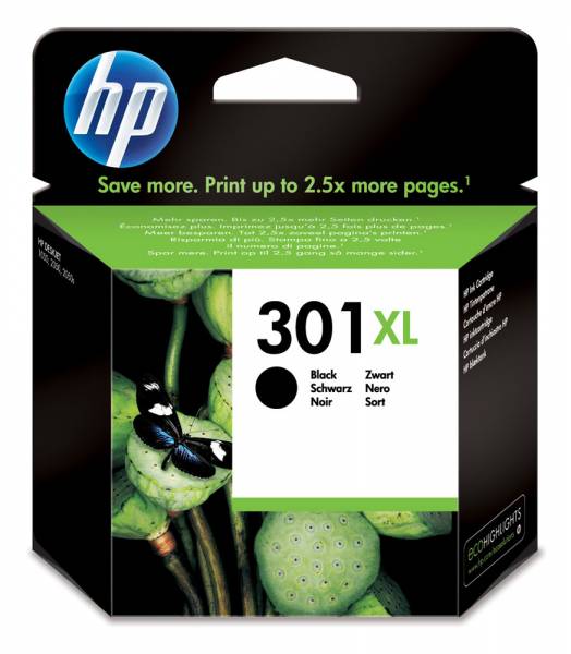 Ink Cartridge HP 301 XL BLACK