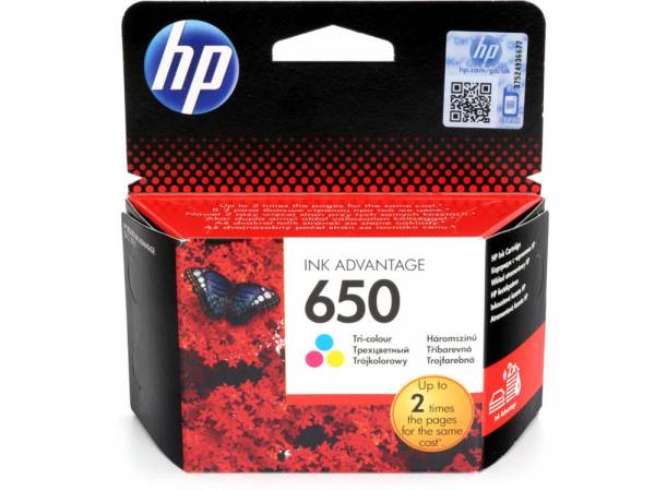 Ink Cartridge hp 650 Colour