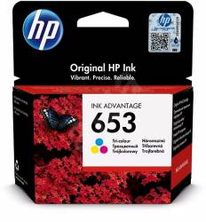 Ink Cartridge HP 653 Colour