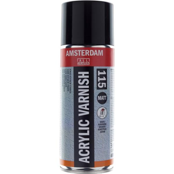 Acyilic Varnish Spray 400 ml Matt AMSTERDAM